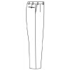 Croquis pantalon de costume