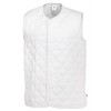 Gilet matelassé mixte, Sans manches, Encolure V, boutons-pression, Tissu thermique, Protection thermique jusqu'à -15°C