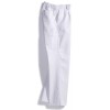 pantalon peintre homme blanc dos élastiqué