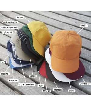 Casquette, Polyester Coton, Velcro ajustable