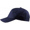 casquette polycoton Velcro ajustable Marine