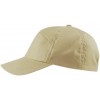 casquette polycoton Velcro ajustable Sable