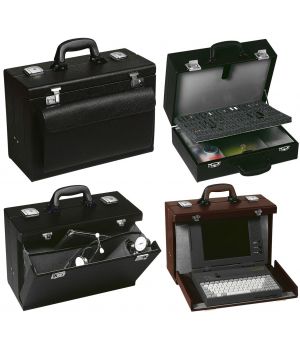 Mallette Médicale MEDICA 2000, Cuir Véritable Anti-Rayures, Ouverture Ergonomique