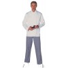 Pantalon cuisinier carreaux blanc bleu