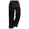 Pantalon cuisine ceinture élastique noir