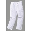Pantalon de peintre polycoton blanc
