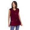 blouse courte sans manche Bordeaux