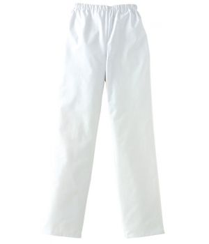 Pantalon blanc unisexe, très confortable au porter, Adolphe Lafont