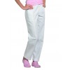 Pantalon travail femme Blanc grande taille