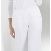 Pantalon femme blanc élégant