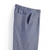 Pantalon cuisinier pied de poule bleu-blanc