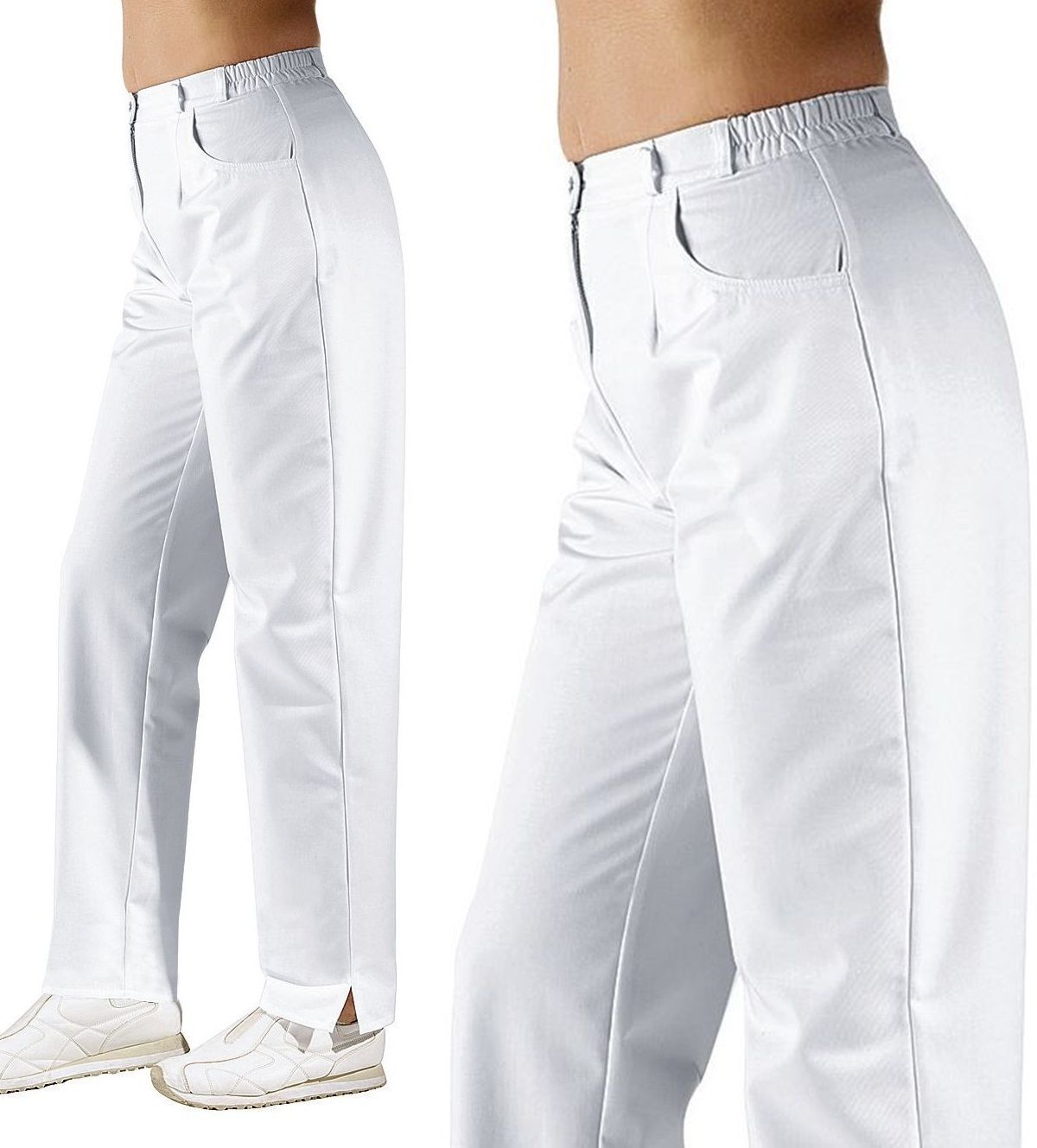 pantalon sport blanc femme