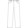 Croquis pantalon de travail 