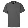 T-shirt travail Gris foncé col rond