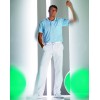 Pantalon blanc homme coupe chino