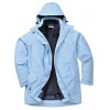 Parka femme bleu ciel polaire amovible