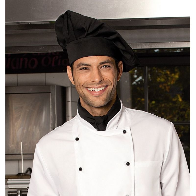 Toque Chef, Fermeture velcro, Taille ajustable, Fabriqué en Allemagne