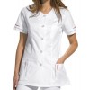Blouse blanche infirmière courte 70 cm 3 poches