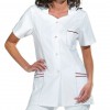 Blouse médicale blanche manche courte