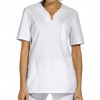Tunique infirmière Col V 3 poches Blanc