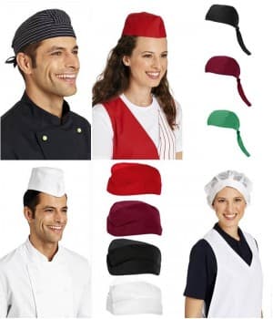 Lot De 2 Toques De Cuisinier Extensibles - Calot Cuisine En Coton, Unisexe, Pour Restaurants, Boulangeries, Hôtels