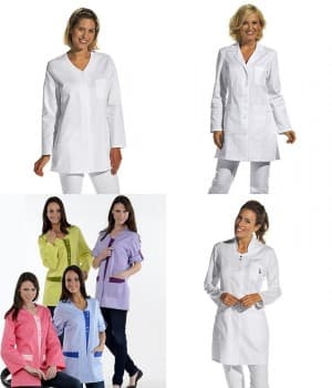 Blouses et Tuniques Médicales Femme manches longues