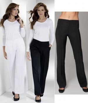 PANTALON BLANC VENTRE PLAT SANS POCHE TAILLE 2 (40/42) - Aesthetic Paris  distributeur et grossiste de matériel esthétique