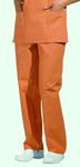 pantalon bloc opératoire orange